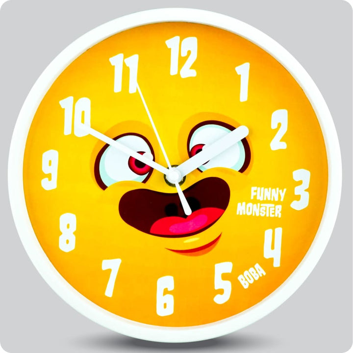 Jam Dinding Analog Karakter Anak Boba Face Yellow JDBOBABB1103-1668FYEL