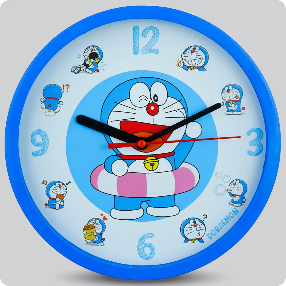 Jam Dinding Analog Karakter Anak No Brand Berenang JDDORANN1222BER