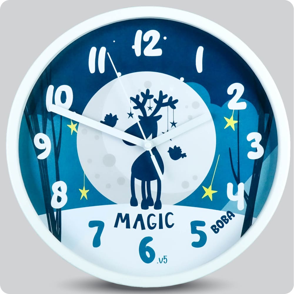 Jam Dinding Analog Karakter Anak Boba V5 25 Cm JDBOBABB1160-168LV5