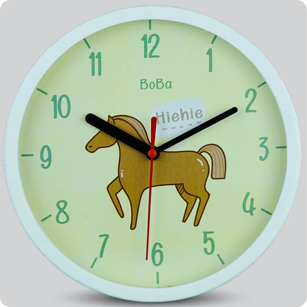 Jam Dinding Analog Animal Boba Kuda JDBOBAFABB1111KUD