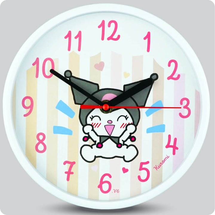 Jam Dinding Analog Karakter Anak Non Kuromi V6 JDNONNN2222-1668KURV6