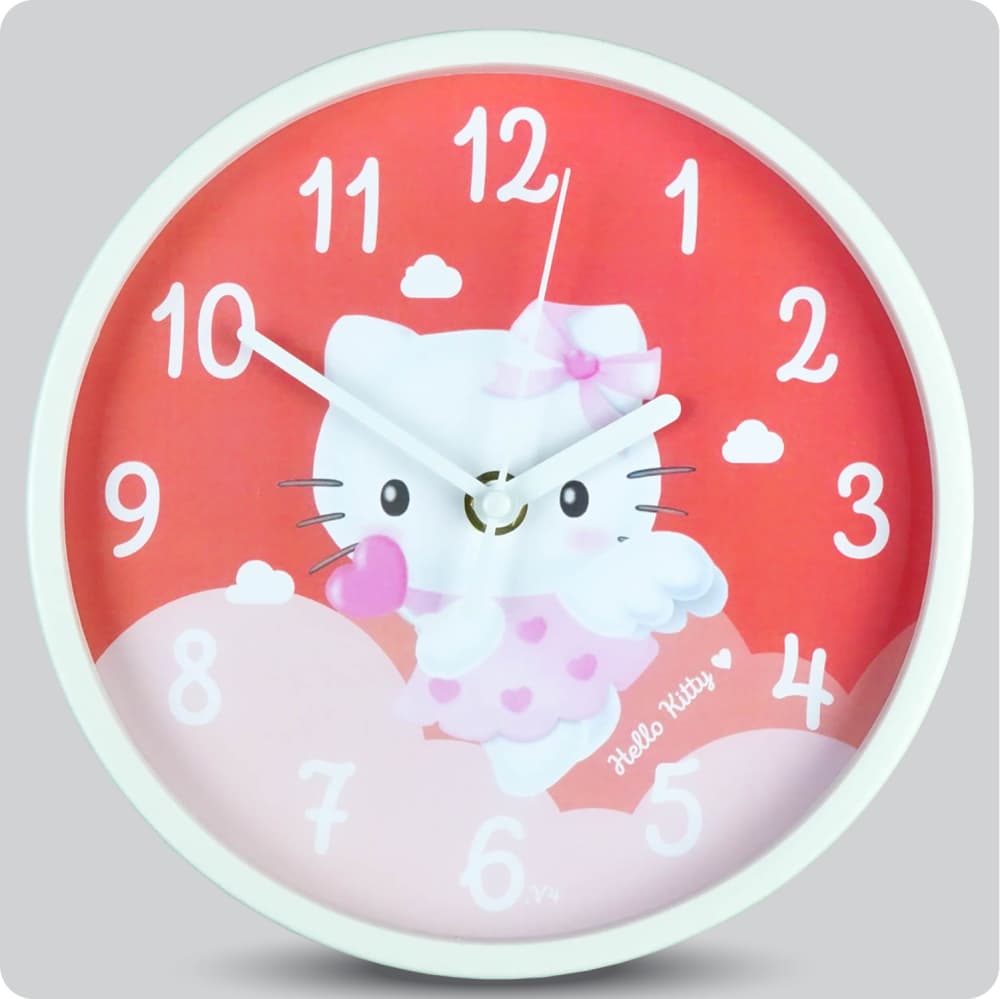 Jam Dinding Analog Karakter Anak Non Hello Kitty V4 JDNONNN1001-1668HELV4