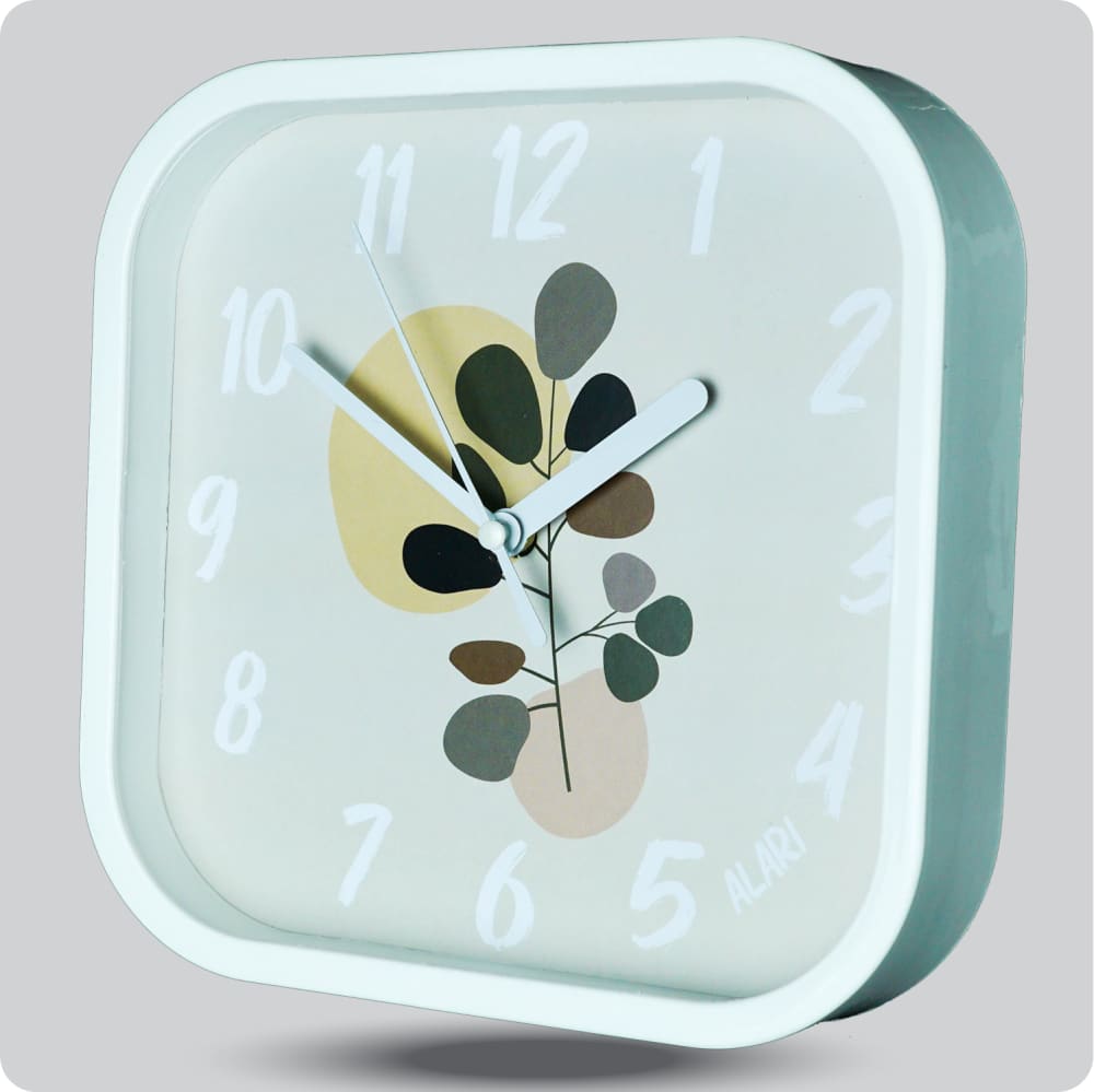 Jam Dinding Analog Bunga Alari Pilea JDALARAL6788-5454PIL