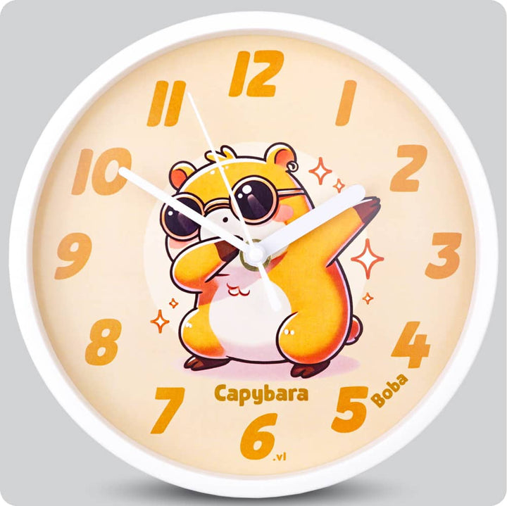 Jam Dinding Analog Karakter Anak Boba Dabbing V1 JDBOBABB1162-1668DABV1