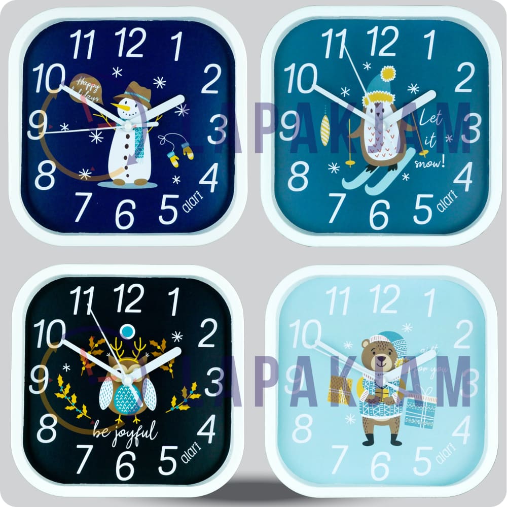Jam Dinding Analog Karakter Anak Alari Bear JDALARAL1129-5454BEA