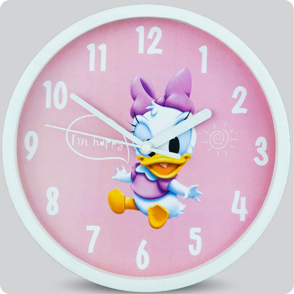 Jam Dinding Analog Karakter Anak No Brand Daisy Duck JDNONNN1717BBDAISY