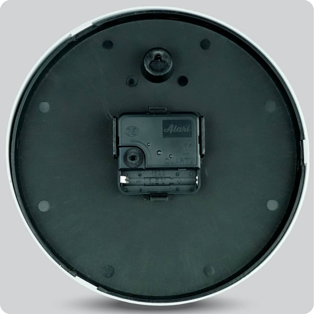 Jam Dinding Analog Polos Minimalis Alari Hitam JDALARAL1223-1668HIT