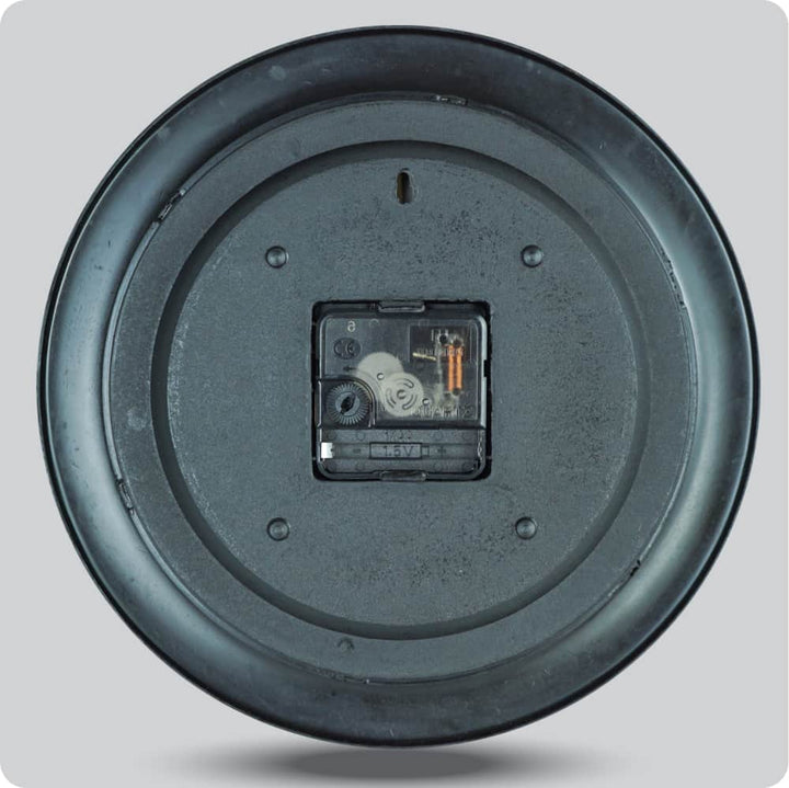 Jam Dinding Analog Polos Minimalis Wawa Black JDWAWAWW1122-888BLA