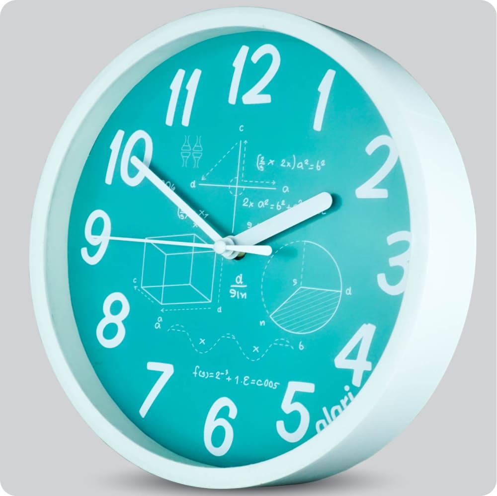 Jam Dinding Analog Karakter Anak Alari Mathematic JDALARAL1229-1668MAT