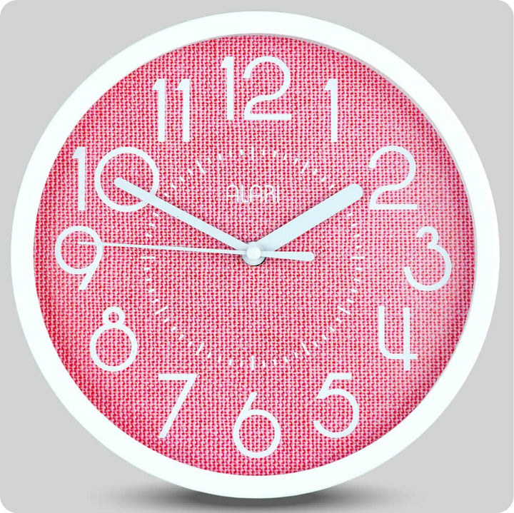 Jam Dinding Analog Polos Minimalis Alari Red JDALARAL1208-1668RED