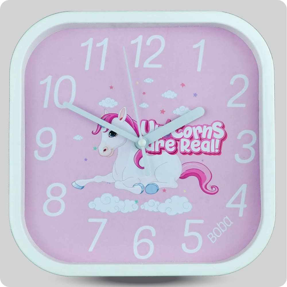 Jam Dinding Analog Karakter Anak Boba Unicorns Are Real JDBOBABB1201-5454UAR