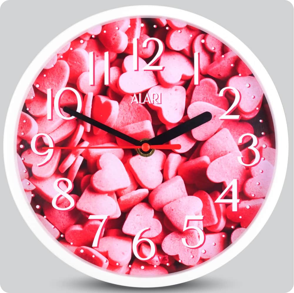 Jam Dinding Analog Permata/Feminim/Norak Alari V3 JDALARAL1253-1668V3