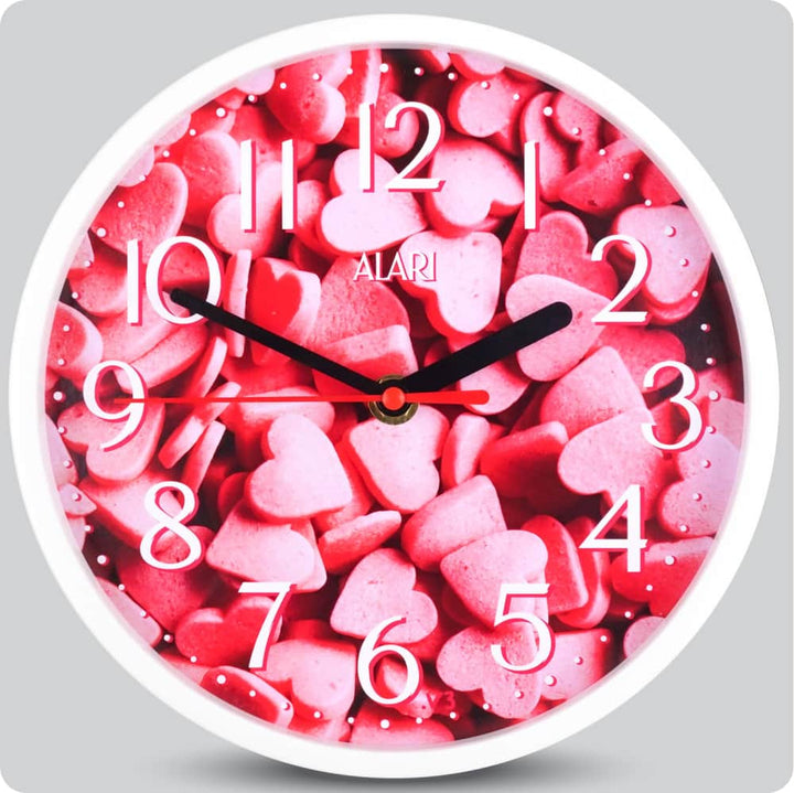 Jam Dinding Analog Permata/Feminim/Norak Alari V3 JDALARAL1253-1668V3