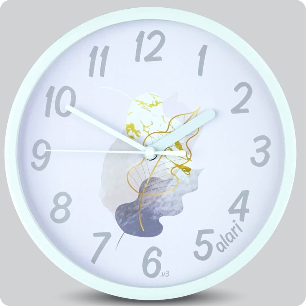 Jam Dinding Analog Bunga Alari V3 JDALARAL1234-1668V3