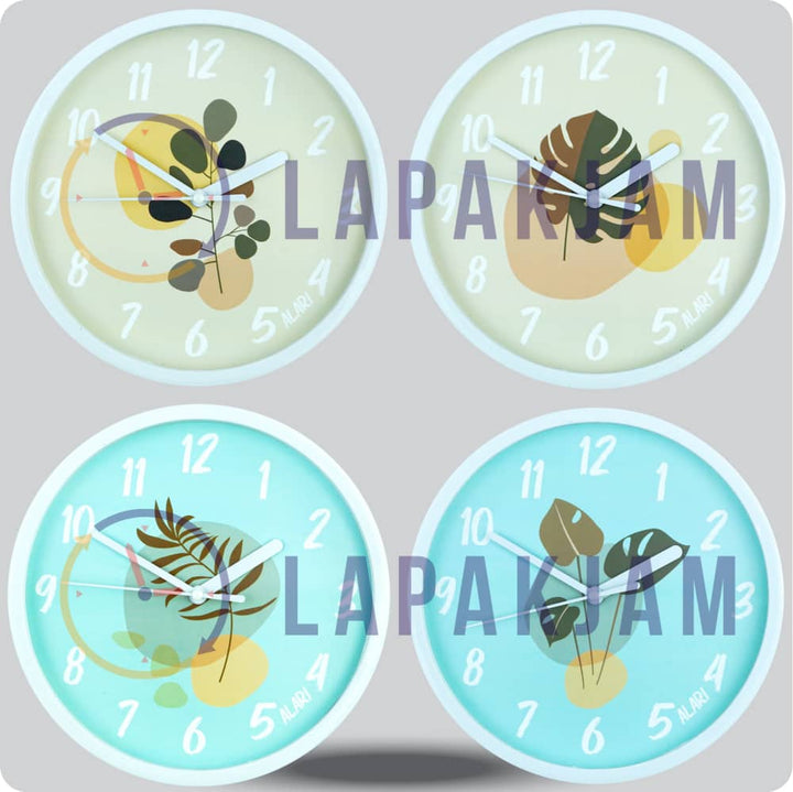 Jam Dinding Analog Bunga Alari Janda Bodong JDALARAL6788-1668JAN