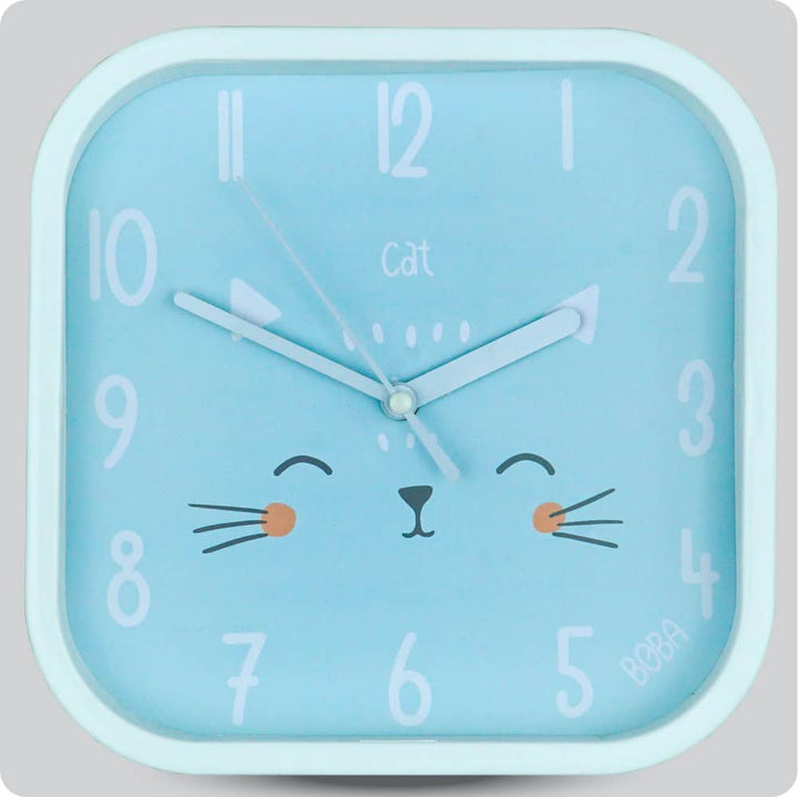 Jam Dinding Analog Animal Boba Cat JDBOBABB1515-5454CAT