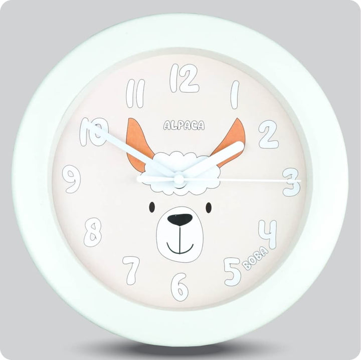 Jam Dinding Analog Karakter Anak Boba Alpaca JDBOBABB8585-805ALP