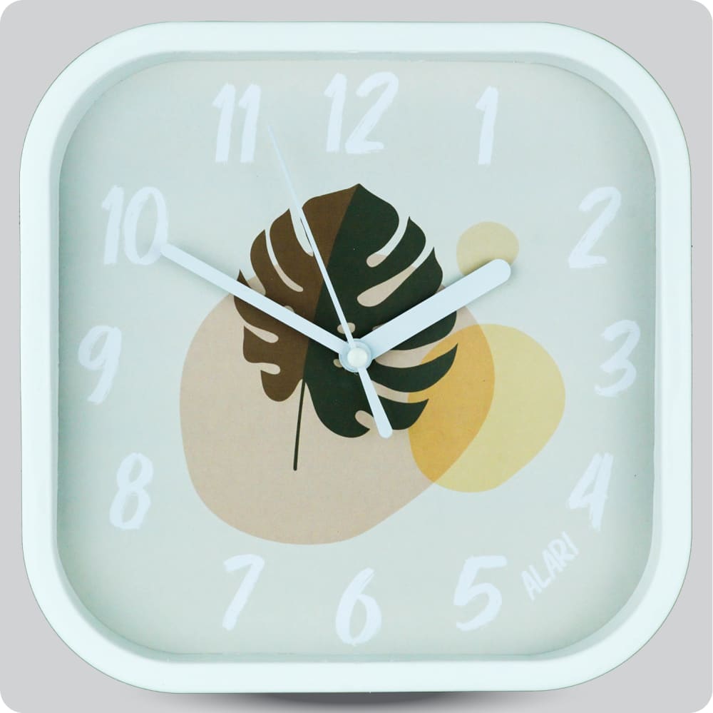 Jam Dinding Analog Bunga Alari Palem JDALARAL6788-5454PAL