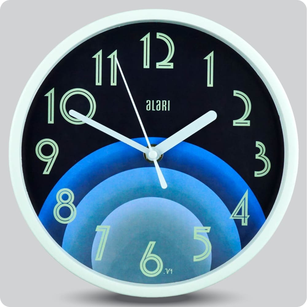 Jam Dinding Analog Polos Minimalis Alari v1 JDALARAL1245-1668ECV1