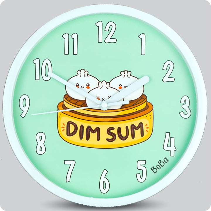Jam Dinding Analog Karakter Anak Boba Dimsum JDBOBABB1117DIM