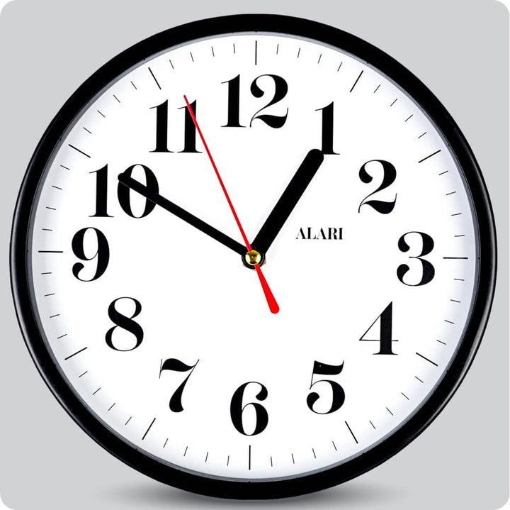 Jam Dinding Analog Vintage/Jaman Dulu Alari Putih JDALARAL1165-1668PUT