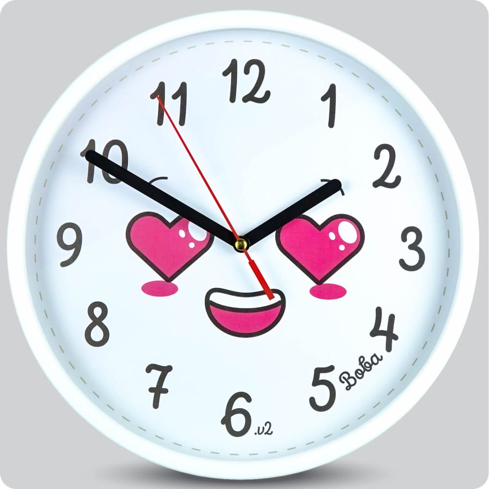 Jam Dinding Analog Karakter Anak Boba V2 25 Cm JDBOBABB1104-168LV2