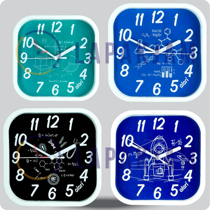Jam Dinding Analog Karakter Anak Alari Rocket Scientist JDALARAL1229-5454ROC