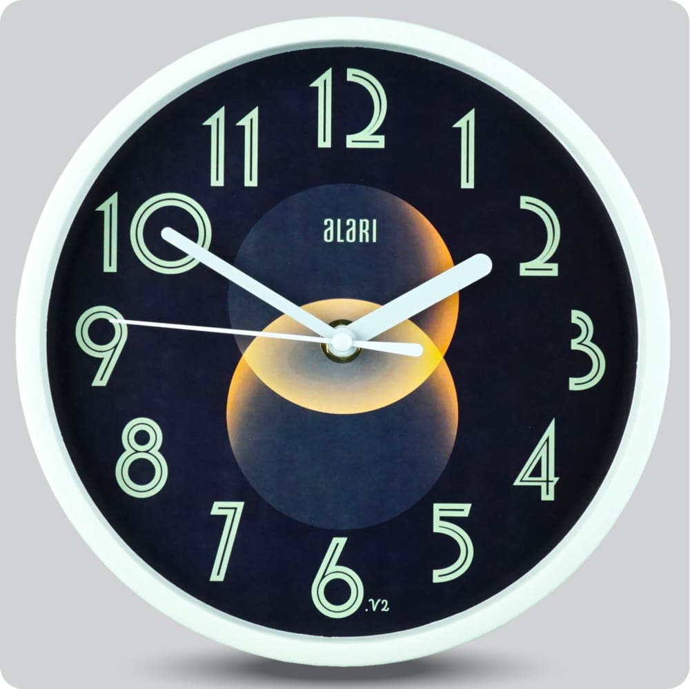 Jam Dinding Analog Polos Minimalis Alari v2 JDALARAL1245-1668ECV2