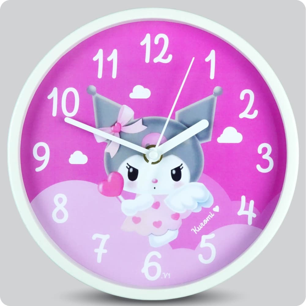 Jam Dinding Analog Karakter Anak Non Kuromi V1 JDNONNN1001-1668KURV1