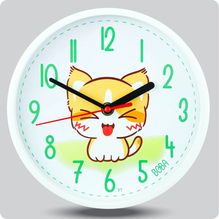 Jam Dinding Analog Karakter Anak Boba v1 JDBOBABB1106-1668V1
