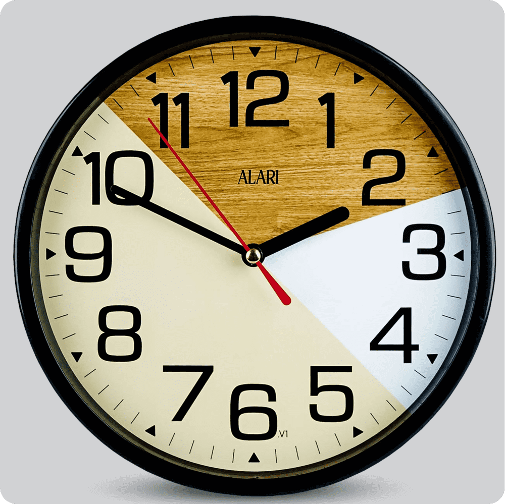 Jam Dinding Analog Polos Minimalis Alari V1 JDALARAL1192-1668V1