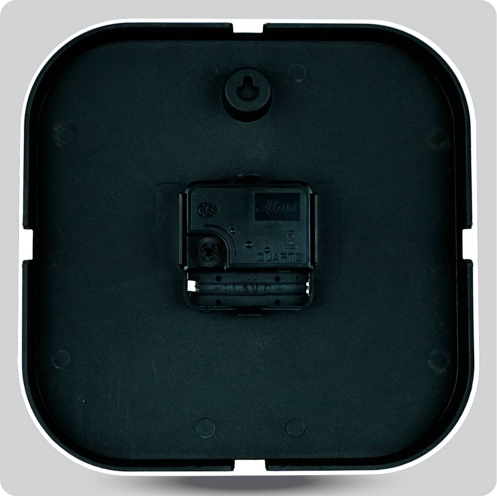 Jam Dinding Analog Polos Minimalis Alari Abu JDALARAL1155-5454ABU