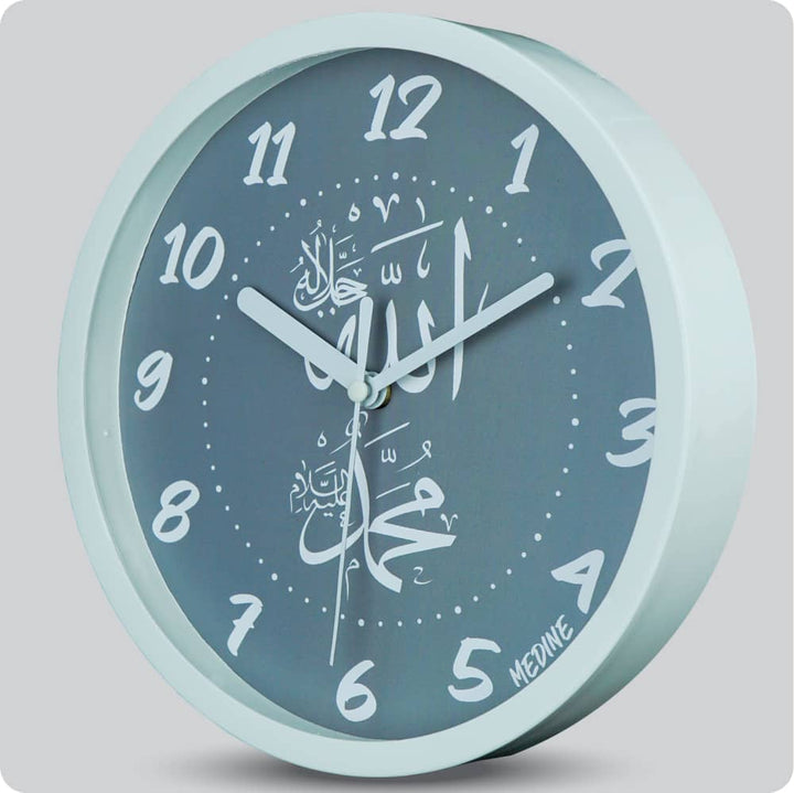 Jam Dinding Analog Kaligrafi Medine Abu-Abu JDMEDIMD1168KAMABU