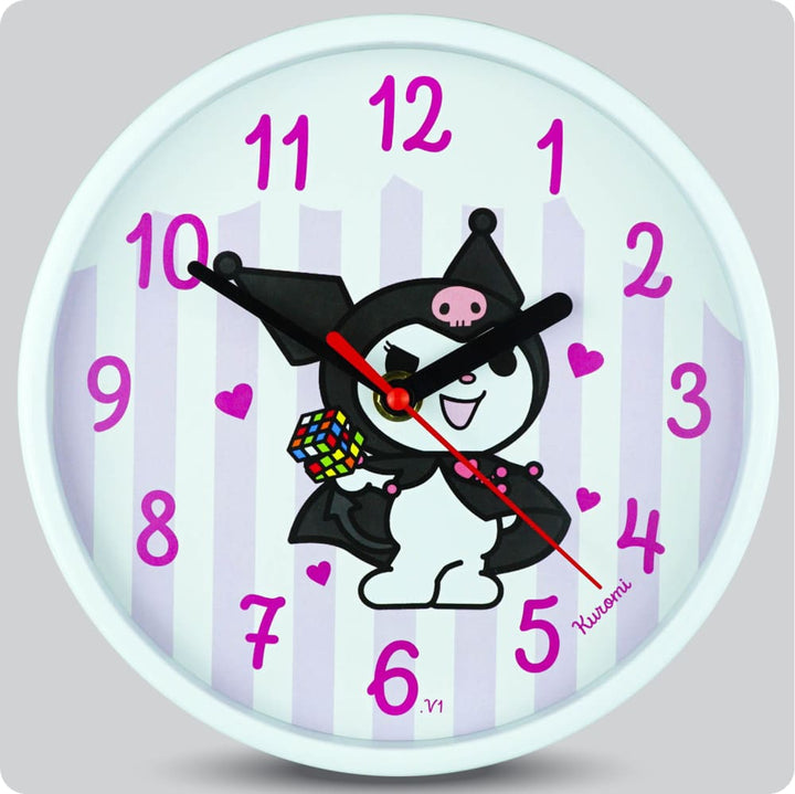 Jam Dinding Analog Karakter Anak Non Kuromi V1 JDNONNN2223-1668KURV1