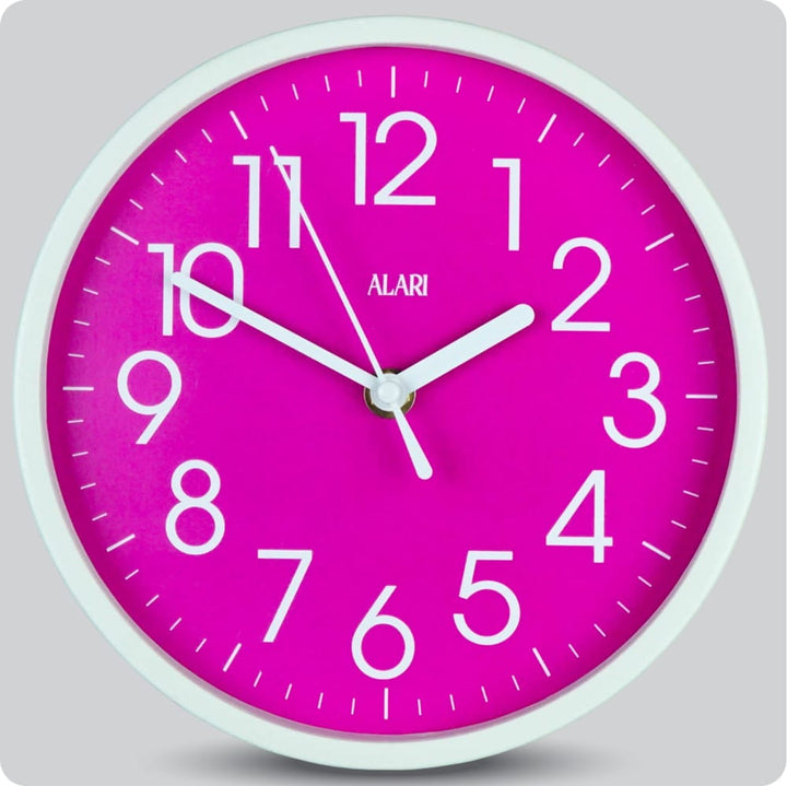 Jam Dinding Analog Polos Minimalis Alari Ungu JDALARAL1164-1668UNG