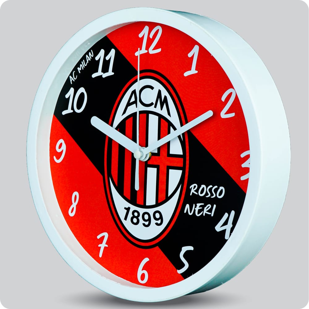 Jam Dinding Analog Bola No Brand AC Milan JDBOLNN3368ACM