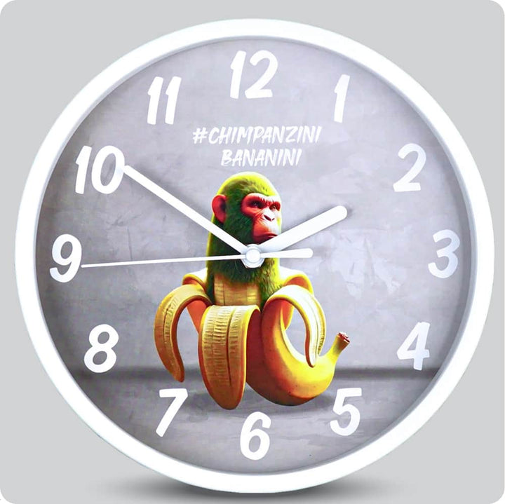 Jam Dinding Analog Karakter Anak Non Chimpanzini Bananini JDNONNN1176-1668CHI