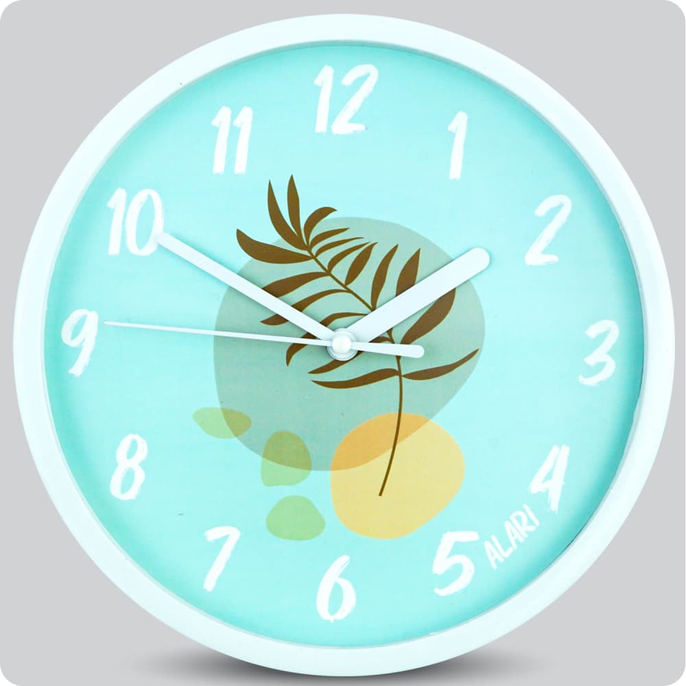 Jam Dinding Analog Bunga Alari Monterra JDALARAL6788-1668MON