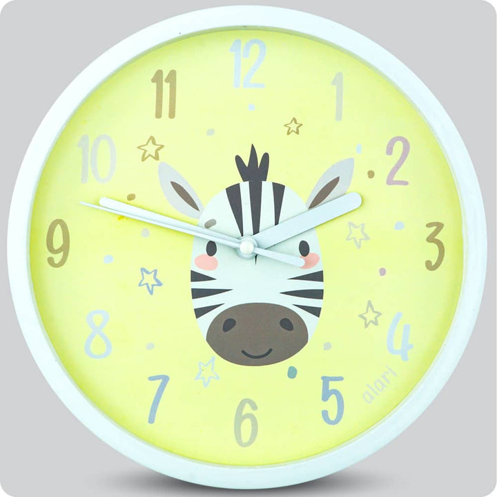 Jam Dinding Analog Karakter Anak Alari Zebra JDALARAL1919ZEB
