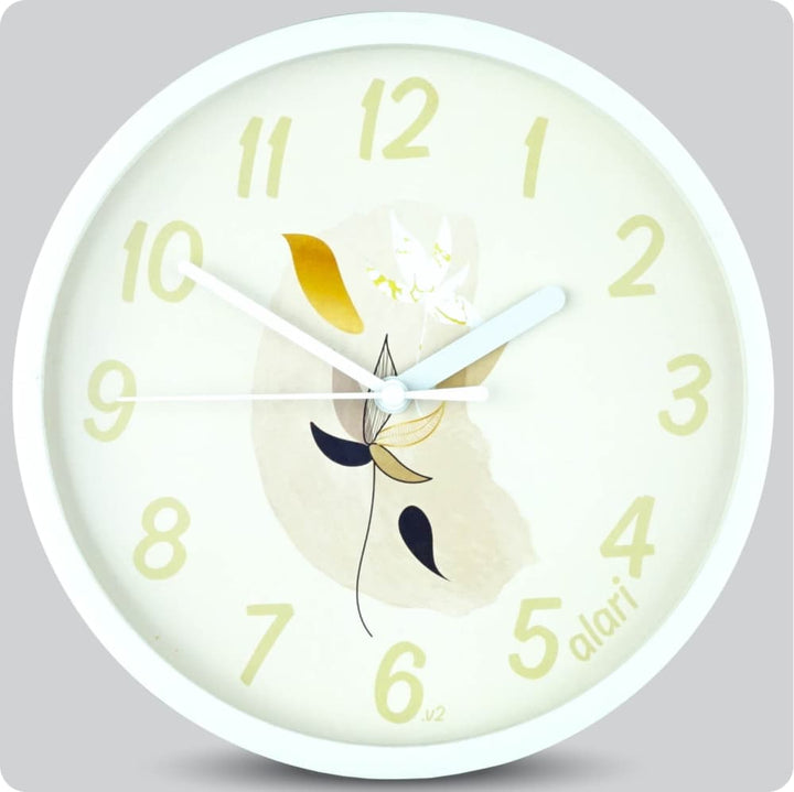 Jam Dinding Analog Bunga Alari V2 JDALARAL1234-1668V2
