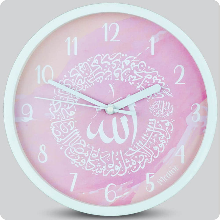 Jam Dinding Analog Kaligrafi Medine Surah Annur JDMEDIMD6868MPKSAN