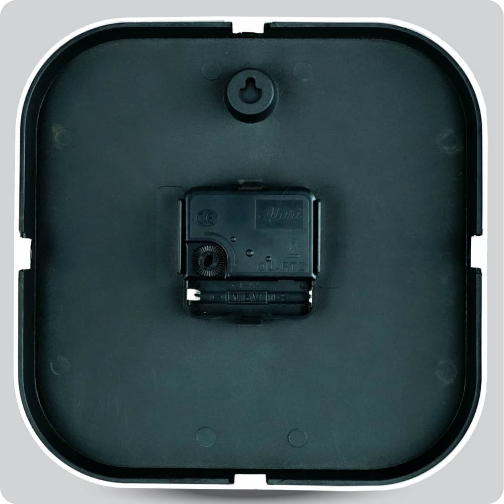 Jam Dinding Analog Polos Minimalis Alari Putih JDALARAL1239-5454PUT