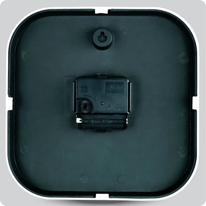 Jam Dinding Analog Polos Minimalis Alari Putih JDALARAL1239-5454PUT