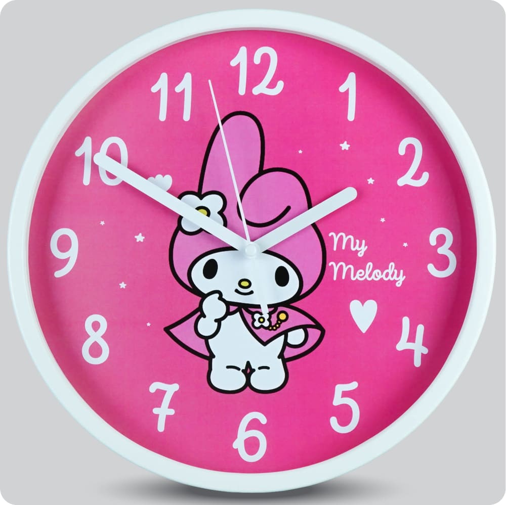 Jam Dinding Analog Karakter Anak Non My Melody 25 Cm JDNONNN2202-168LMEL