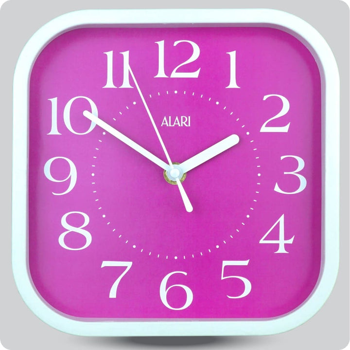 Jam Dinding Analog Polos Minimalis Alari Ungu JDALARAL1246-5454UNG