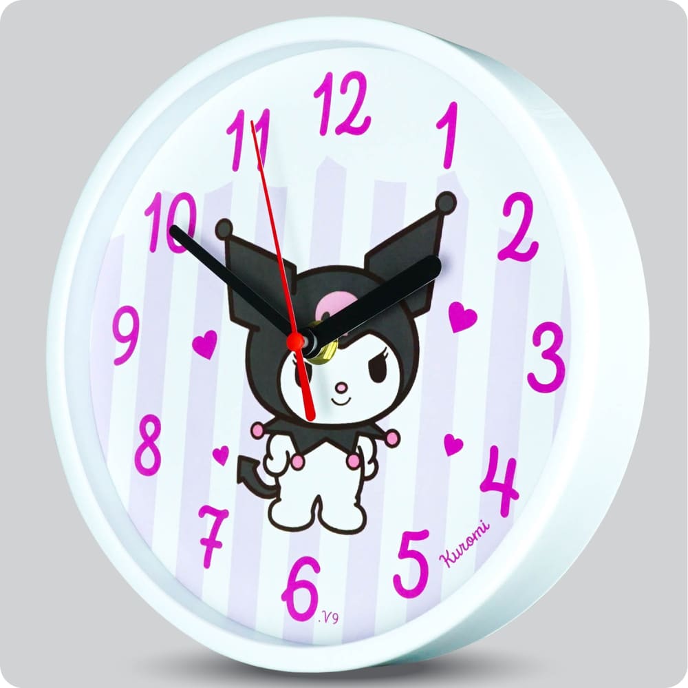 Jam Dinding Analog Karakter Anak Non Kuromi V9 JDNONNN2223-1668KURV9