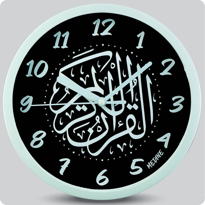 Jam Dinding Analog Kaligrafi Medine Hitam JDMEDIMD1134KQHIT