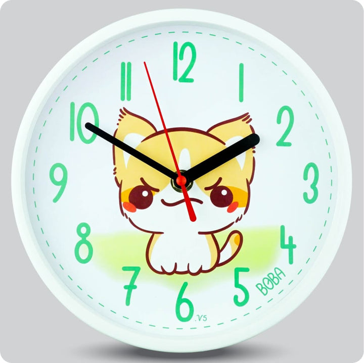 Jam Dinding Analog Karakter Anak Boba v5 JDBOBABB1106-1668V5