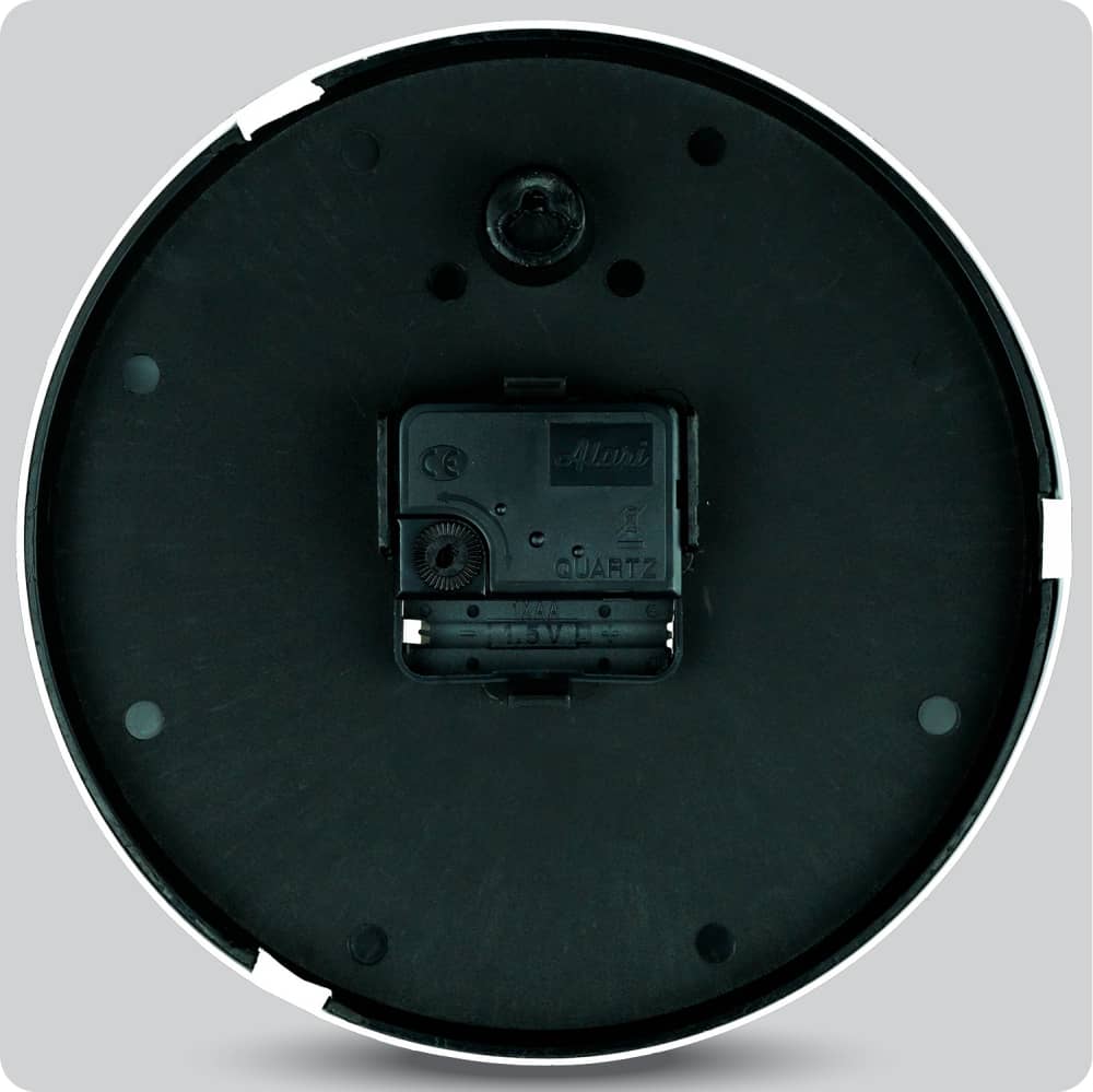 Jam Dinding Analog Polos Minimalis Alari Hitam JDALARAL1230-1668HIT