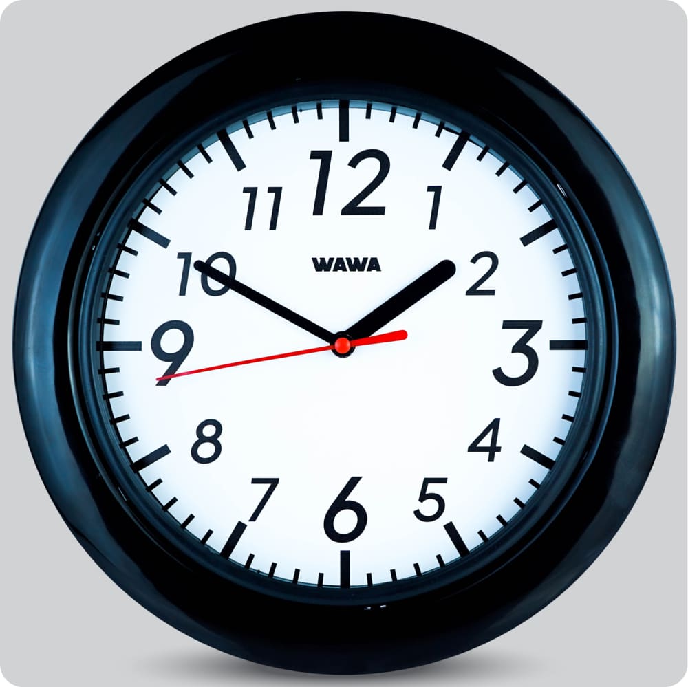 Jam Dinding Analog Polos Minimalis Wawa White JDWAWAWW1122-888WHI